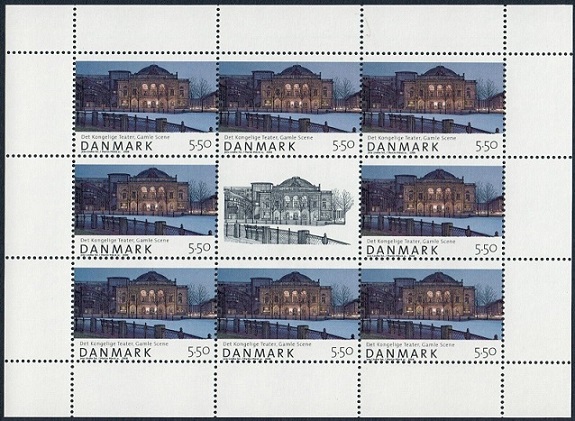 Timbre Danemark Y&T N°1490F Timbre Danemark Y&T N°1490F