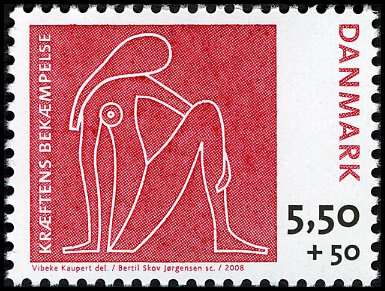 Timbre Danemark Y&T N°1489 Timbre Danemark Y&T N°1489