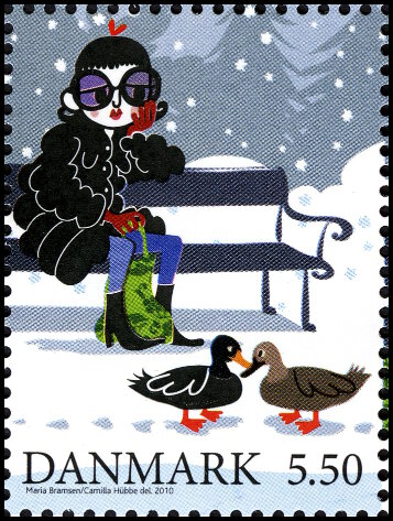 Timbre Danemark Y&T N1602