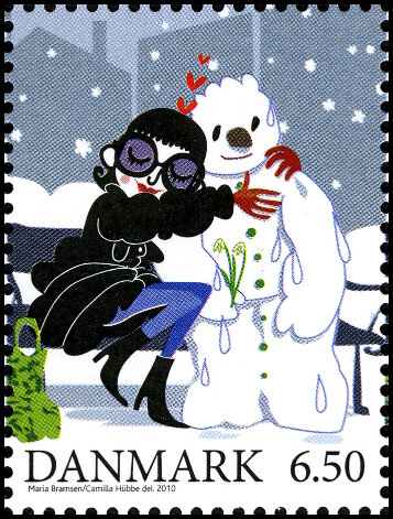 Timbre Danemark Y&T N1603