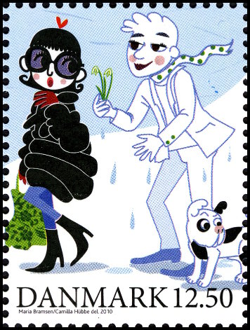 Timbre Danemark Y&T N1605