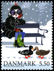 Timbre Danemark Y&T N1602