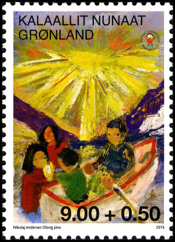 Timbre Gröenland Y&T N°615 Timbre Gröenland Y&T N°615