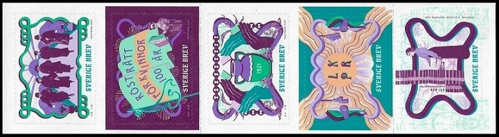 Timbre Sude Y&T N3354-3358