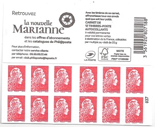 Timbre  Y&T N°CA1599-C1 Timbre  Y&T N°CA1599-C1