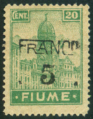 Timbre Fiume Y&T N83