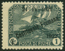 Timbre Fiume Y&T N166