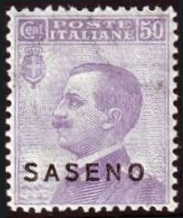 Stamp le de Saseno Y&T N6