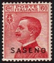 Stamp le de Saseno Y&T N7