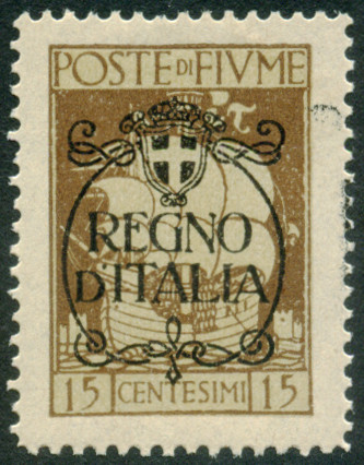 Timbre Fiume Y&T N196