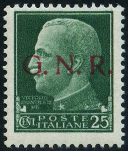 Timbre Rpublique Sociale Italienne Y&T N5