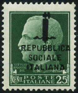 Timbre Rpublique Sociale Italienne Y&T N21