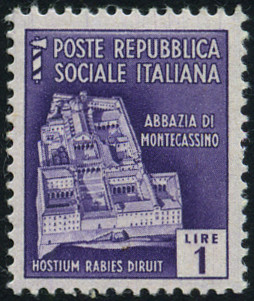 Timbre Rpublique Sociale Italienne Y&T N38