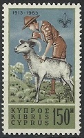 Timbre Chypre Y&T N214