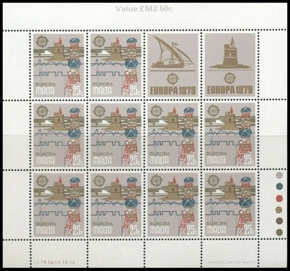 Timbre Malte Y&T N°F584 Timbre Malte Y&T N°F584