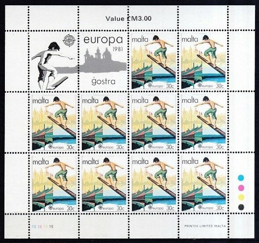 Timbre Malte Y&T N°F617 Timbre Malte Y&T N°F617