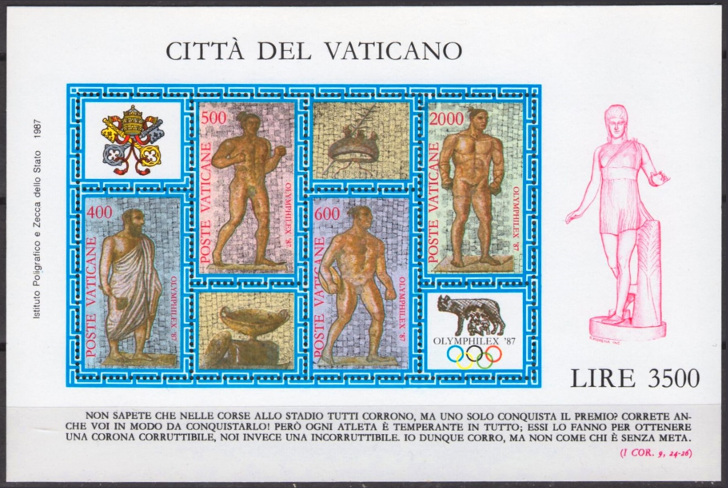 Stamp Vatican Y&T N�BF9