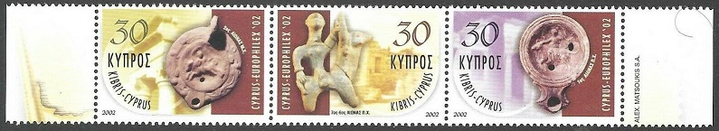 Timbre Chypre Y&T N�1011-1013