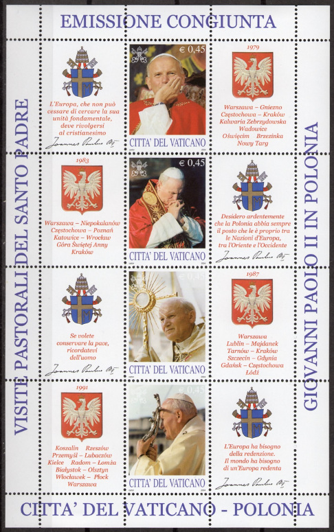 Timbre Vatican Y&T N1334-1337