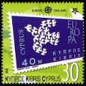 Timbre Chypre Y&T N1077