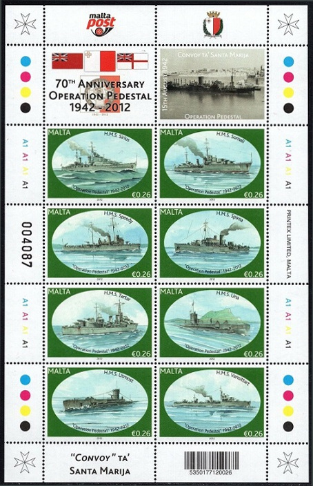 Timbre Malte Y&T N�1711-1718