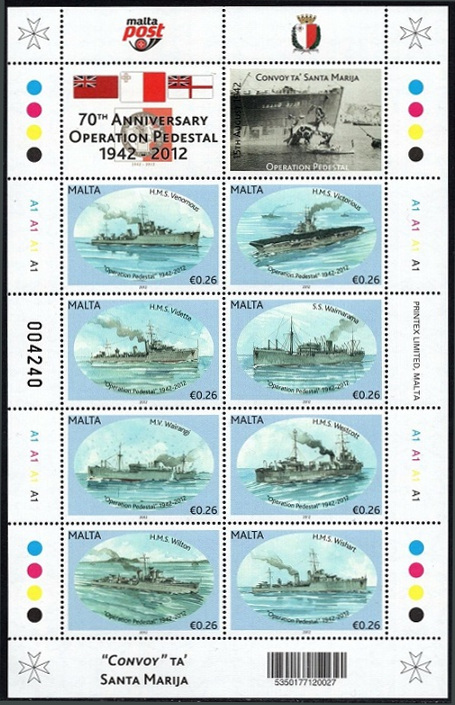 Timbre Malte Y&T N�1727-1734