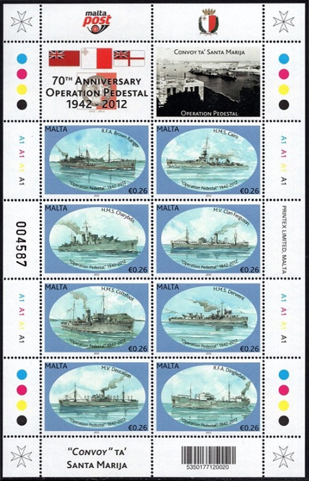 Timbre Malte Y&T N�1735-1742