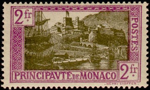Timbre Monaco Y&T N°100