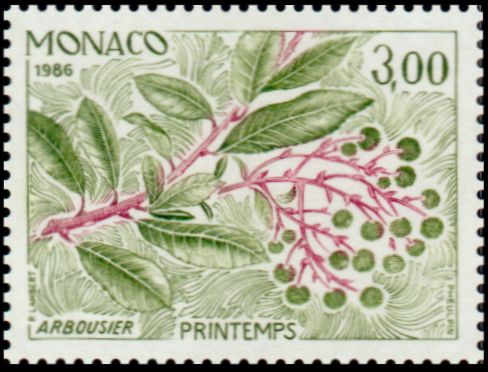 Sello Monaco Y&T N°1557 Sello Monaco Y&T N°1557