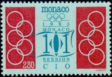 Timbre Monaco Y&T N�1895
