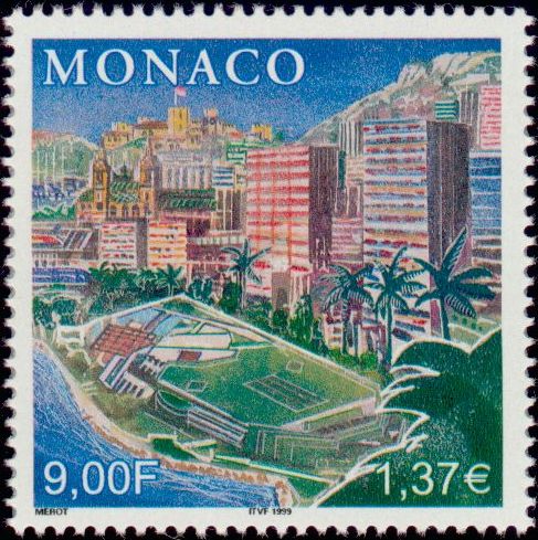 Timbre Monaco Y&T N�2223