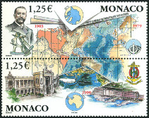 Timbre Monaco Y&T N°2391-92 Timbre Monaco Y&T N°2391-92