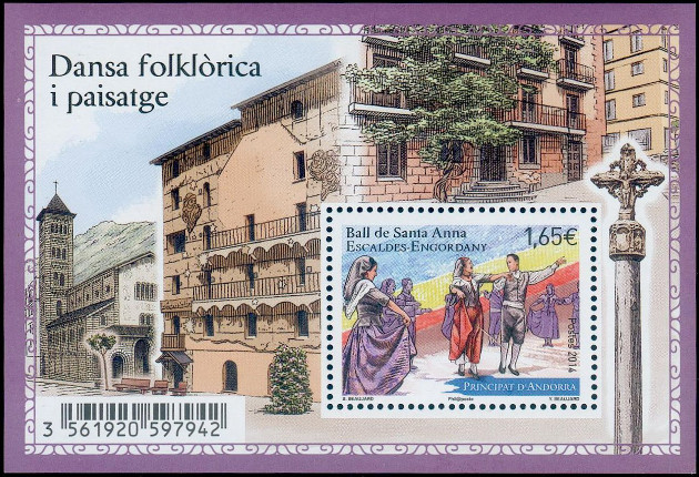 Timbre Andorre Y&T N°F757 Timbre Andorre Y&T N°F757