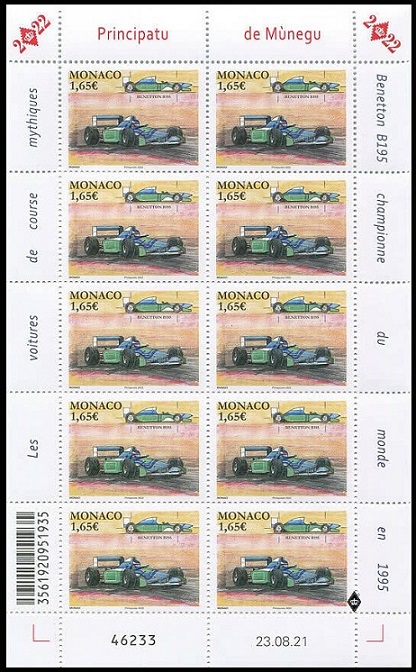 Timbre Monaco Y&T N�F3317